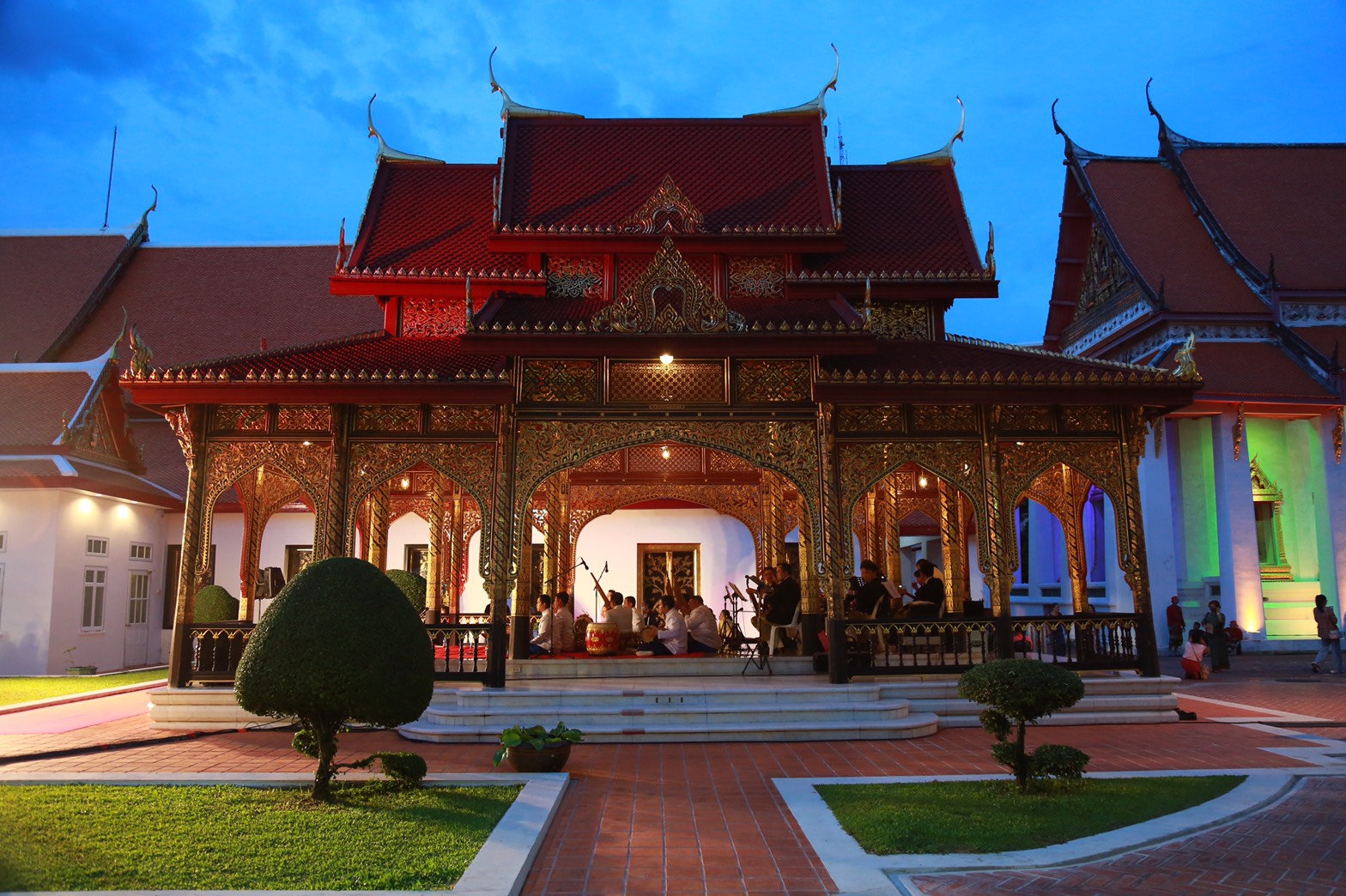 ภาพประกอบ :เปิดกิจกรรม “จิบน้ำชายามเย็น ตามรอยสาส์นสมเด็จ ณ วังหน้า” Night @ Museum 2020