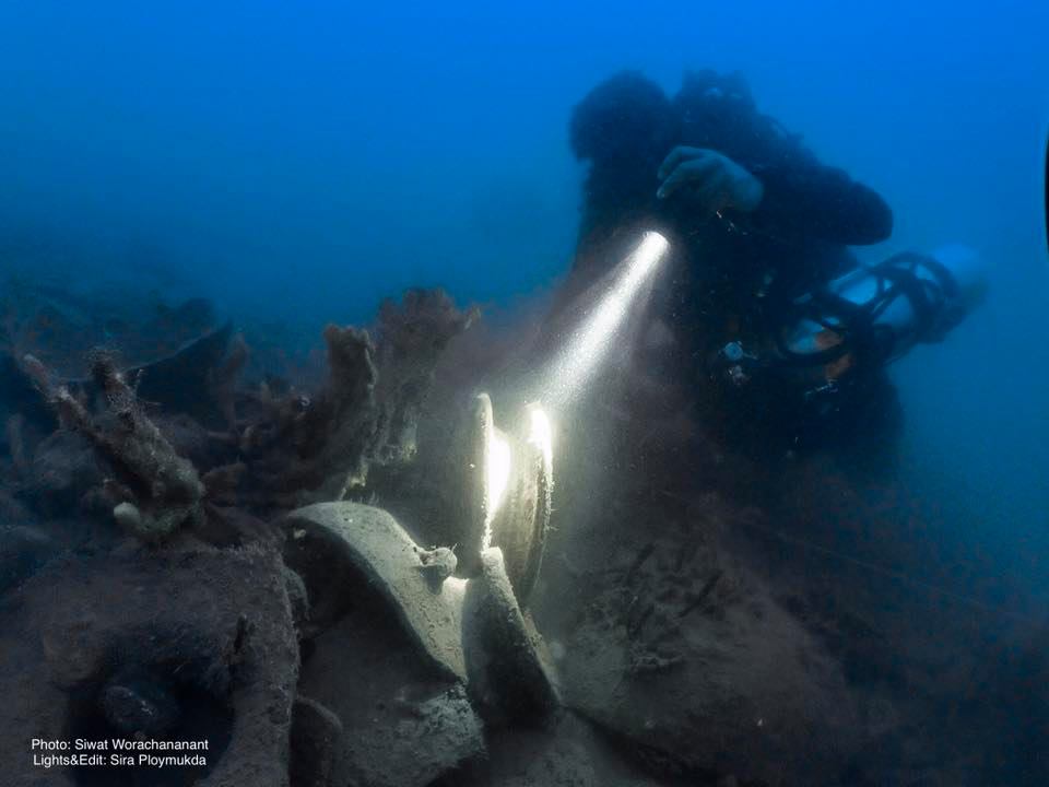 เมื่อวันที่ 25-30 กันยายน 2563 กองโบราณคดีใต้น้ำได้ส่งเจ้าหน้าที่ร่วมดำน้ำสำรวจเก็บข้อมูลทางโบราณคดีเบื้องต้น กองภาชนะดินเผาใต้น้ำที่ระดับความลึก 60-75 เมตร บริเวณกลางอ่าวไทย