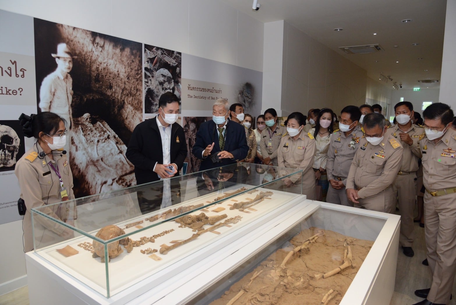 พิธีเปิดนิทรรศการถาวรพิพิธภัณฑสถานแห่งชาติ บ้านเก่า จังหวัดกาญจนบุรี