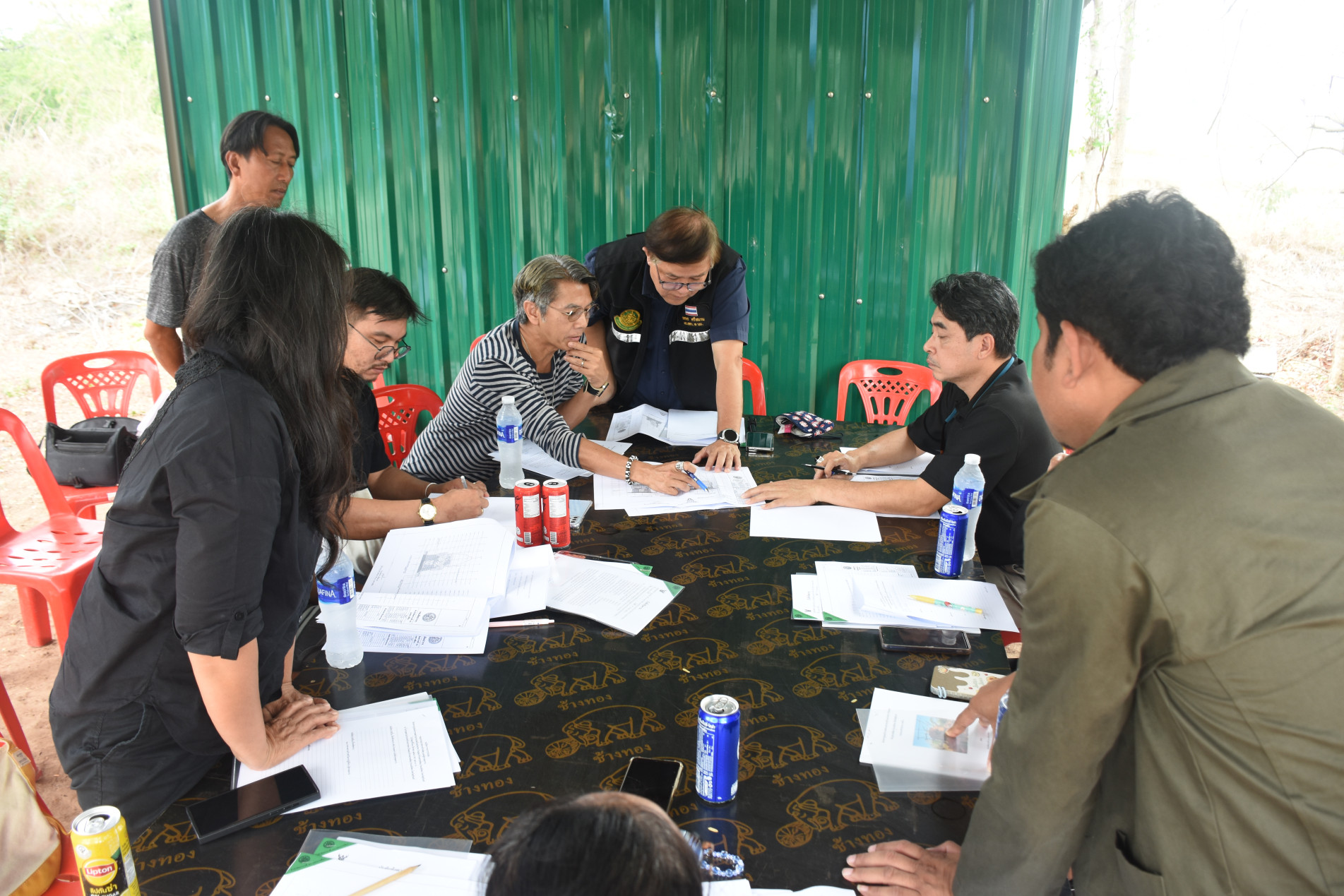 ภาพประกอบ :ตรวจรับงานโครงการบูรณะโบราณสถานปราสาทบ้านปราสาท (ปราสาทกังแอน) ตำบลกระเทียม อำเภอสังขะ จังหวัดสุรินทร์ (งวดที่ 3)