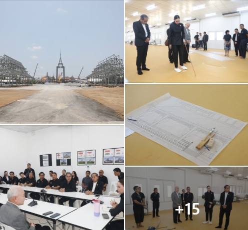 ภาพประกอบ :วันที่ ๒๘ เมษายน ๒๕๖๙ เวลา ๑๓.๐๐ น. นางสาวซาบีดา ไทยเศรษฐ์ รัฐมนตรีว่าการกระทรวงวัฒนธรรม ลงพื้นที่ตรวจเยี่ยมเพื่อติดตามความคืบหน้าการขยายแบบและการก่อสร้างพระเมรุมาศ