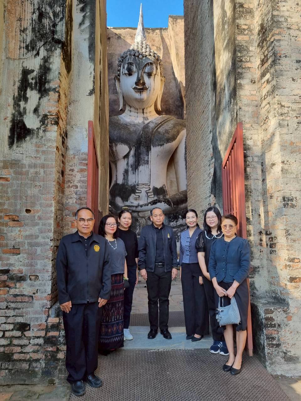 ภาพประกอบ :ปลัดกระทรวงวัฒนธรรม ตรวจเยี่ยมพื้นที่อุทยานประวัติศาสตร์สุโขทัย