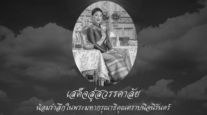 ภาพประกอบ :เสด็จสู่สวรรคาลัย