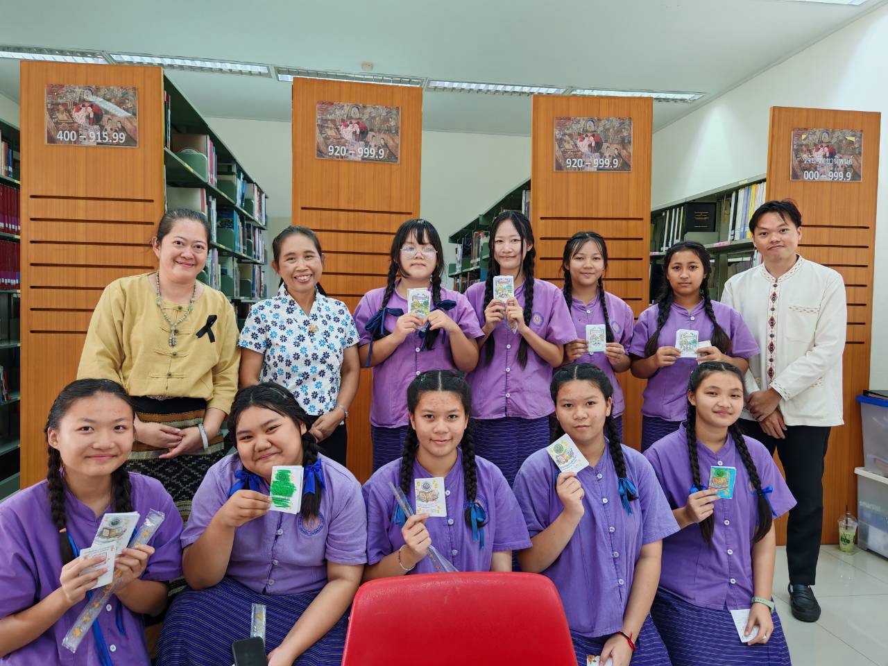 ภาพประกอบ :กิจกรรมเทศกาลอ่านล้านนา ฐานที่ ๒ “iNote X Culture Reader” สนุกกับการอ่านสมุดโน้ตเล่มน้อย เรียงร้อยวัฒนธรรม ณ ห้องมรดกล้านนา หอสมุดแห่งชาติรัชมังคลาภิเษก เชียงใหม่