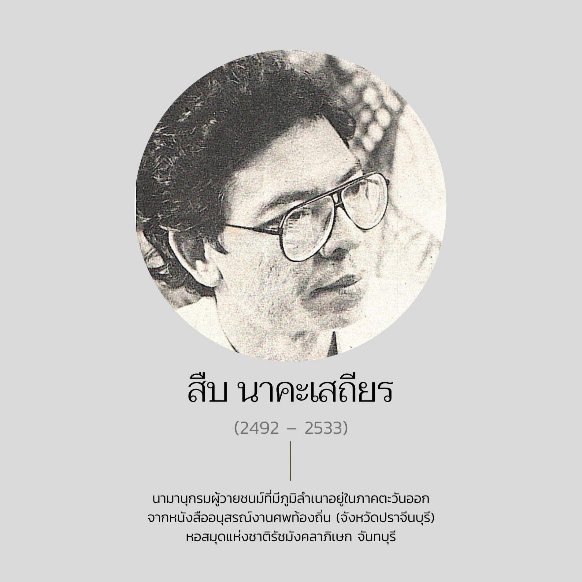 ภาพประกอบ :สืบ นาคะเสถียร