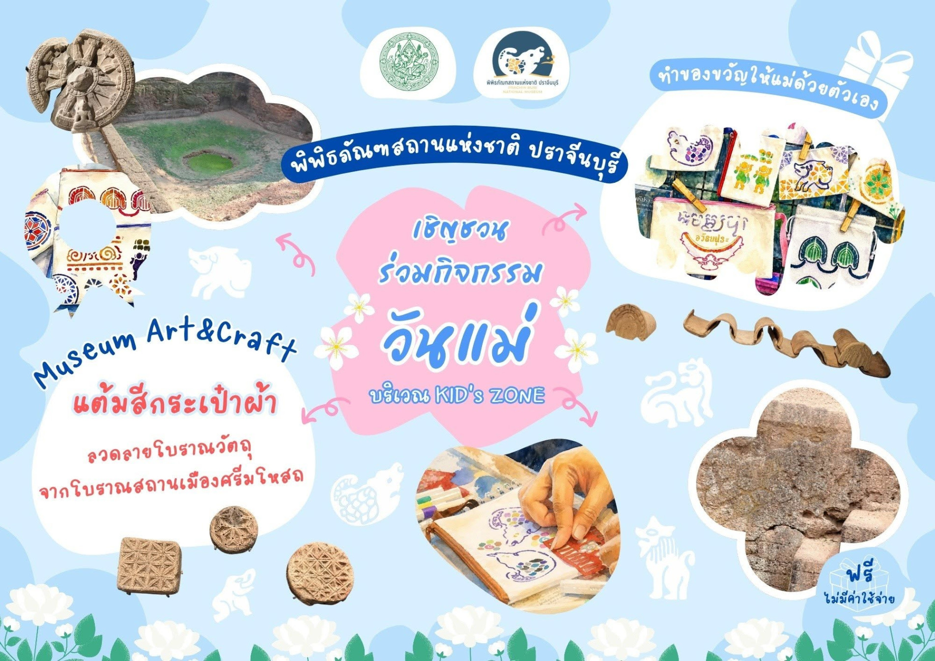 ภาพประกอบ :๑๒ สิงหาพาแม่เที่ยวพิพิธภัณฑสถานแห่งชาติ ปราจีนบุรี