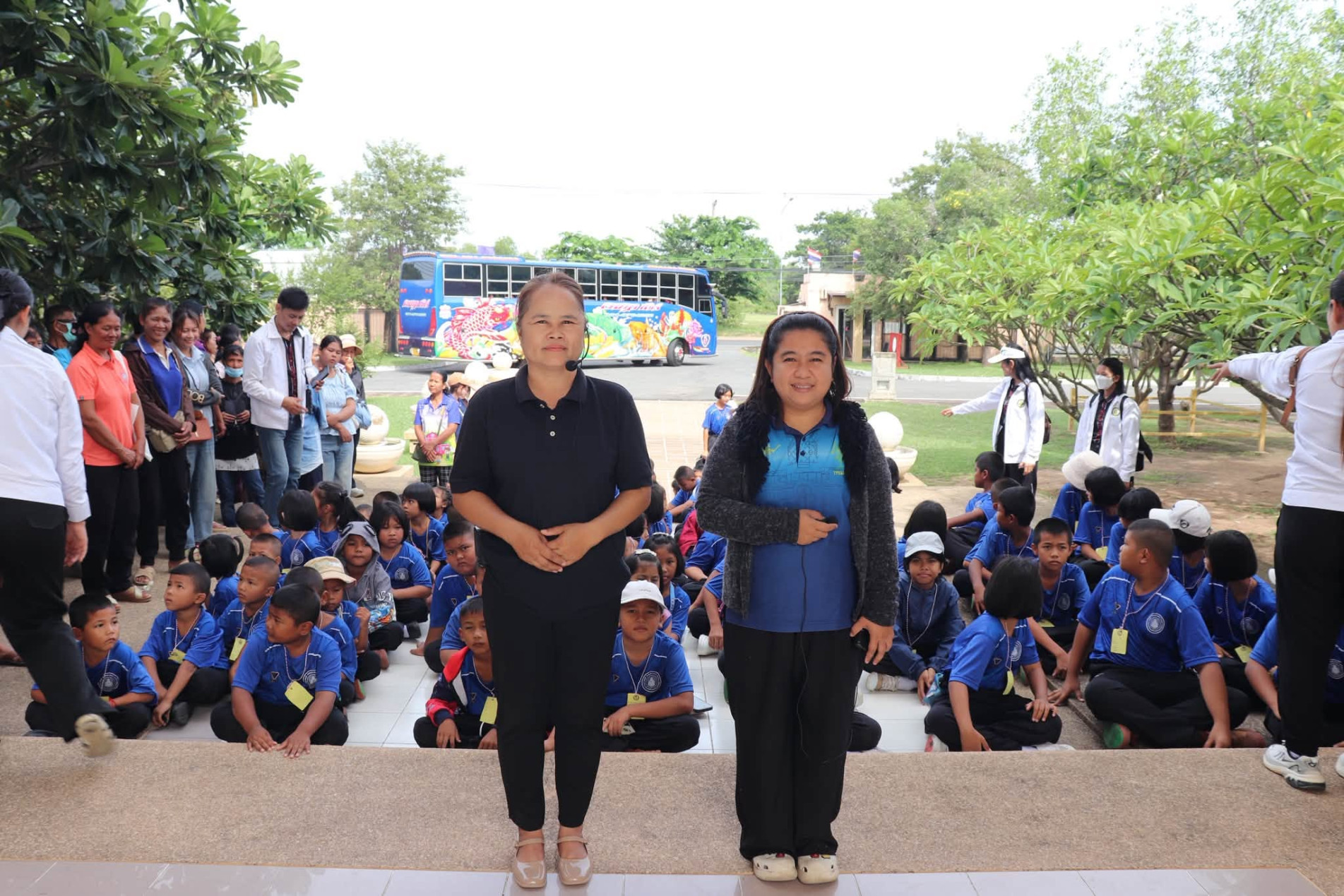 ภาพประกอบ :โรงเรียนบ้านหนองดุม ตำบลศรีสุข อำเภอสำโรงทาบ จังหวัดสุรินทร์